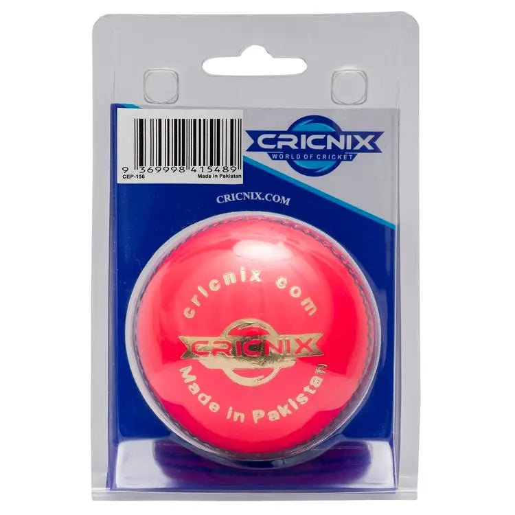 Cricnix Gold Junior Cricket Ball Pink (1-Pack/3-Pack/6-Pack) Cricnix