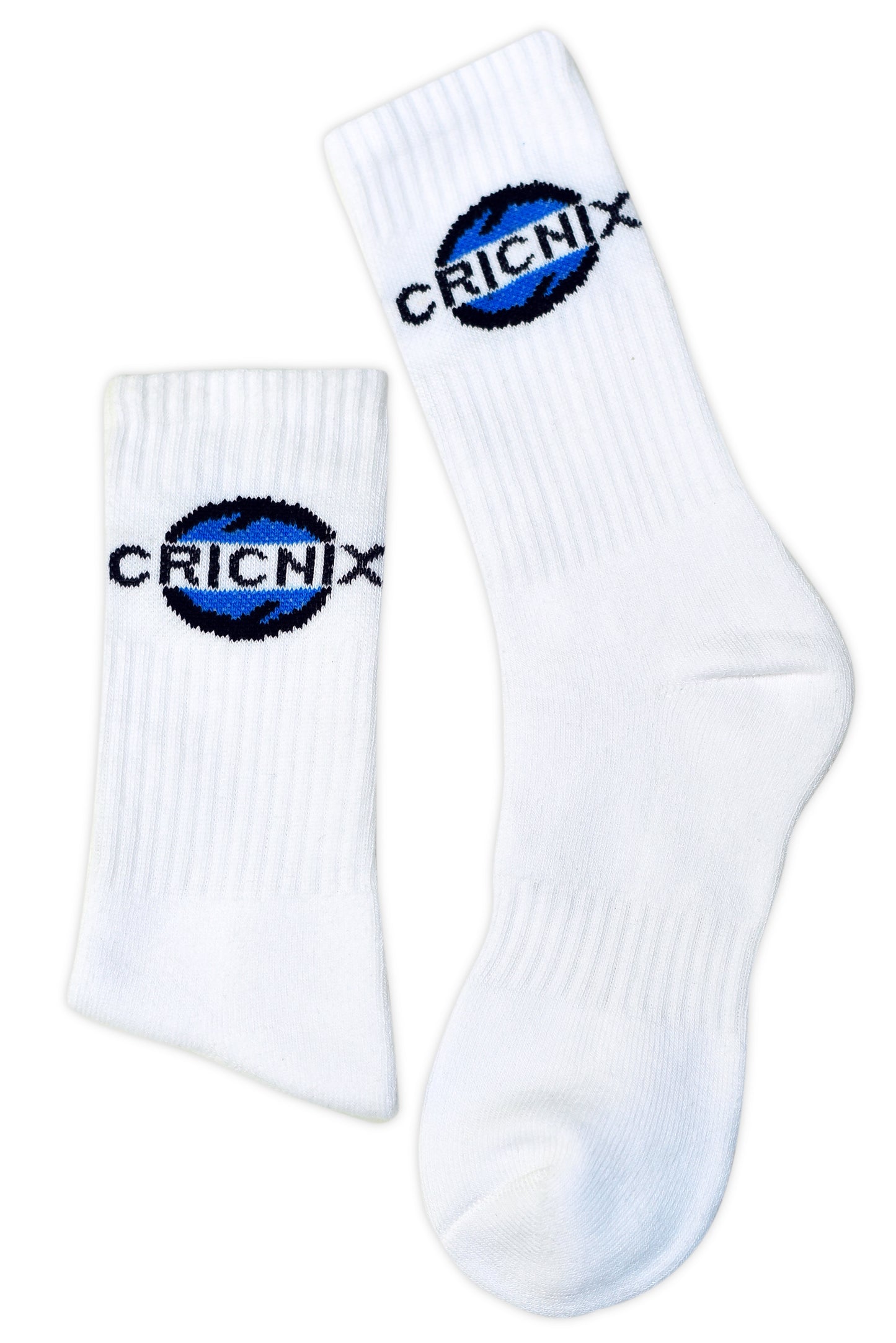 Cricnix Classic Cricket Socks For Men 3 Pairs (Black, Off White, White)