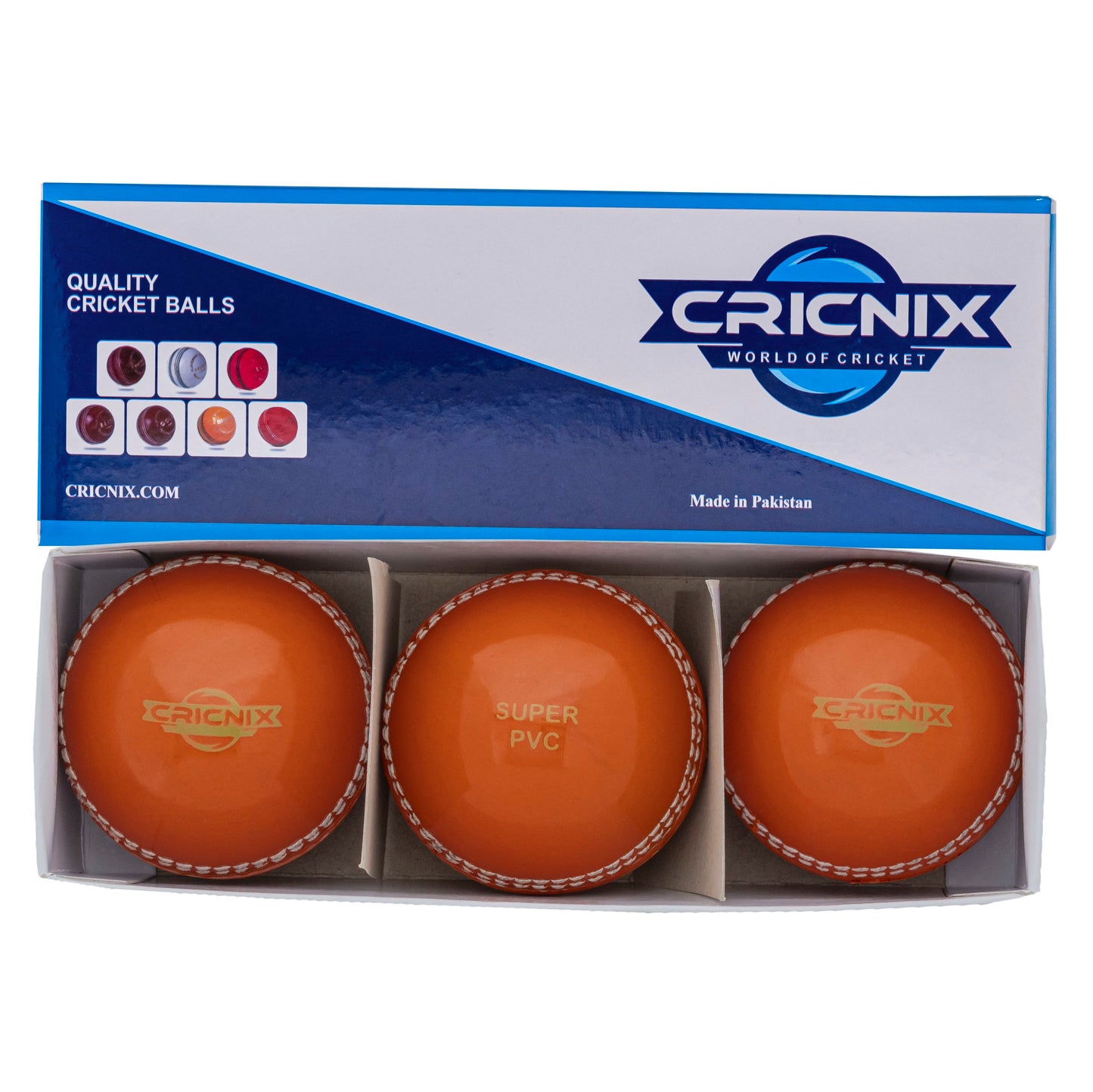 Cricnix Super PVC Orange Cricket Ball