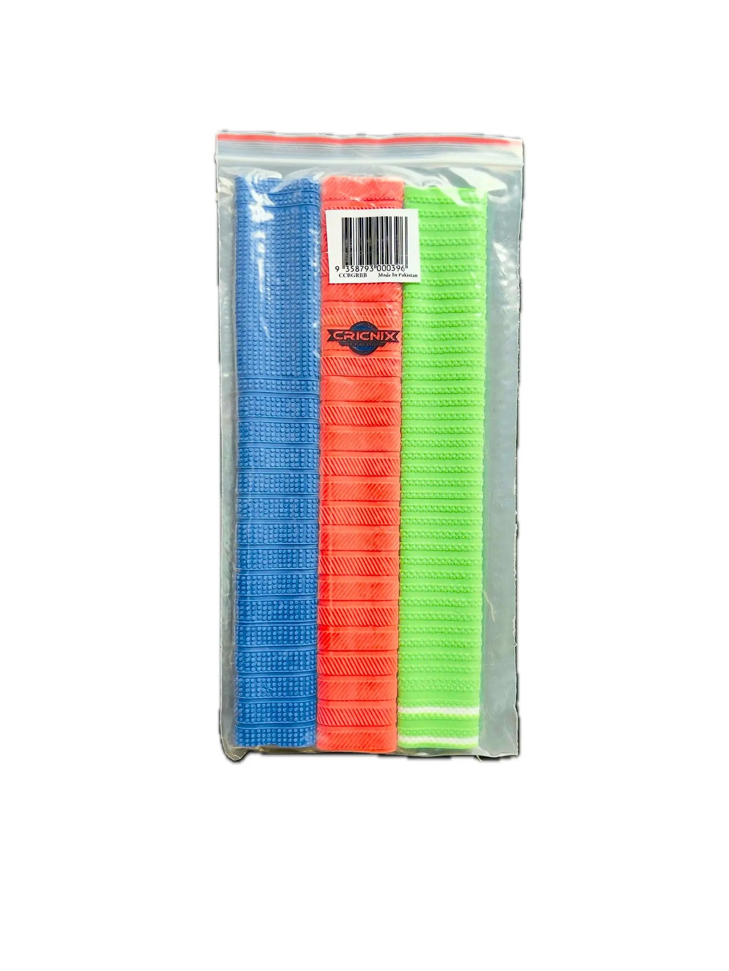 Cricnix Cricket Classic Bat Grips 3-Pack (Red, Blue and Green) Cricnix