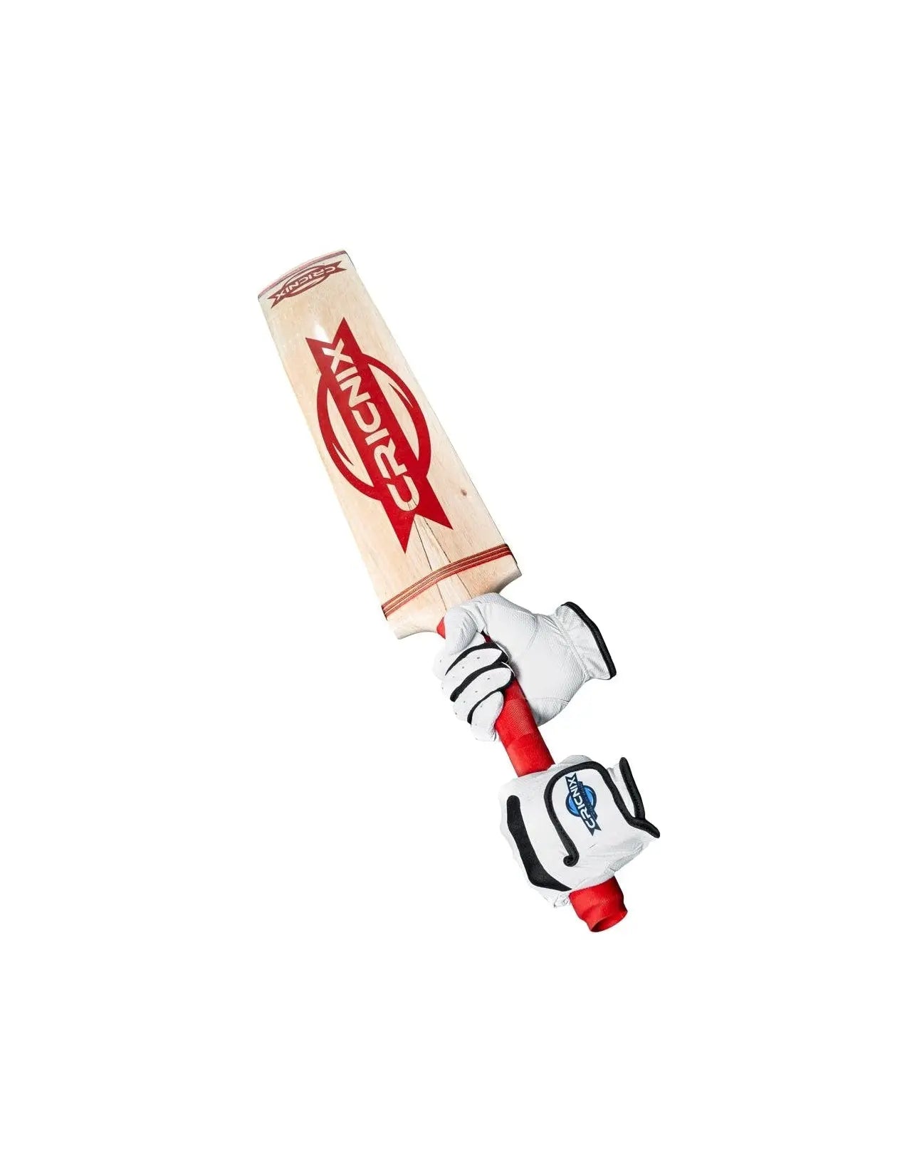 Cricnix Classic Tape Ball Cricket Bat Coconut Willow (Red) Cricnix