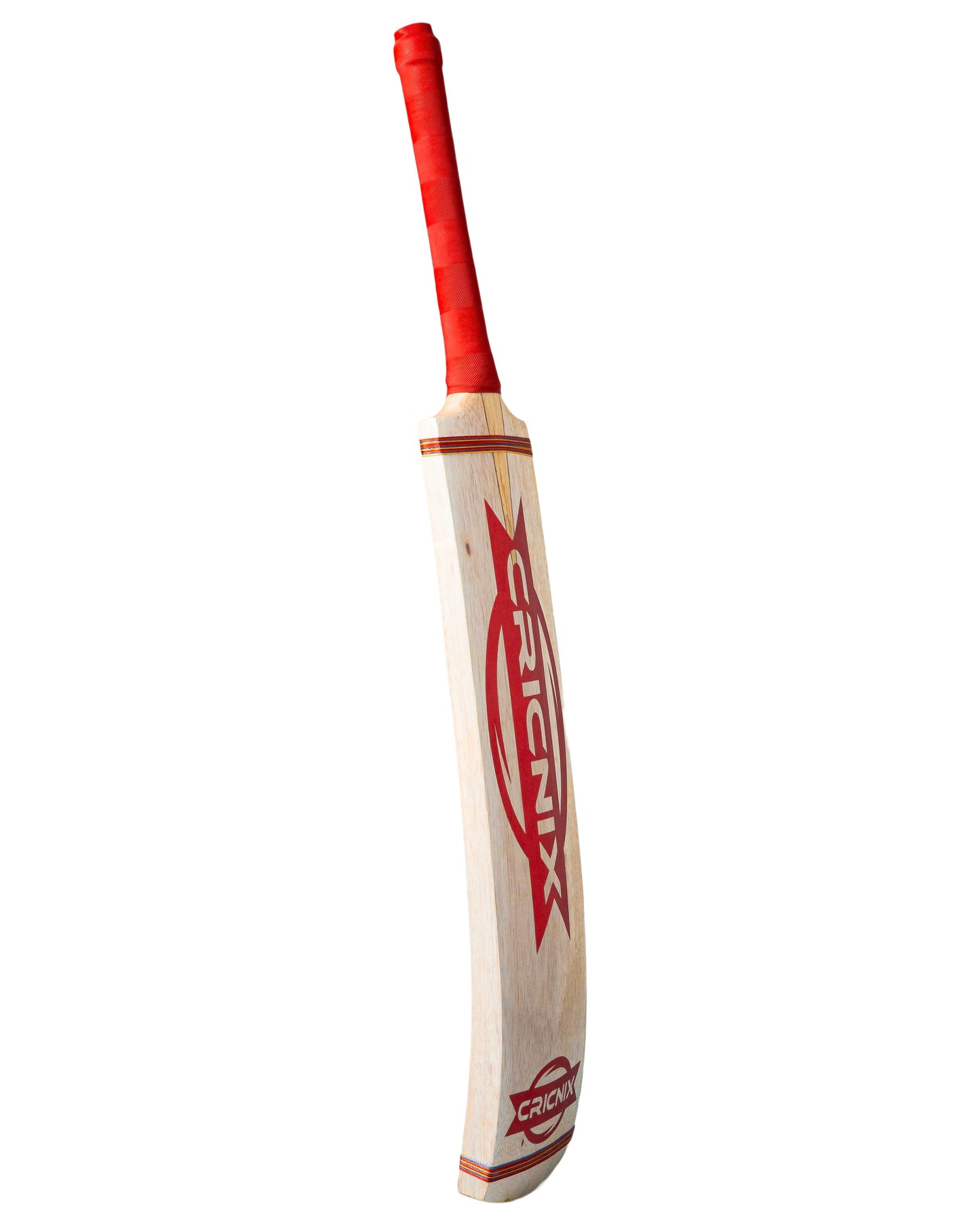 Cricnix Classic Tape Ball Cricket Bat Coconut Willow (Red)