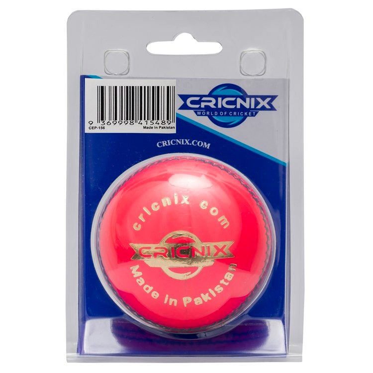 Cricnix Gold Pink Cricket Ball (142 gm)