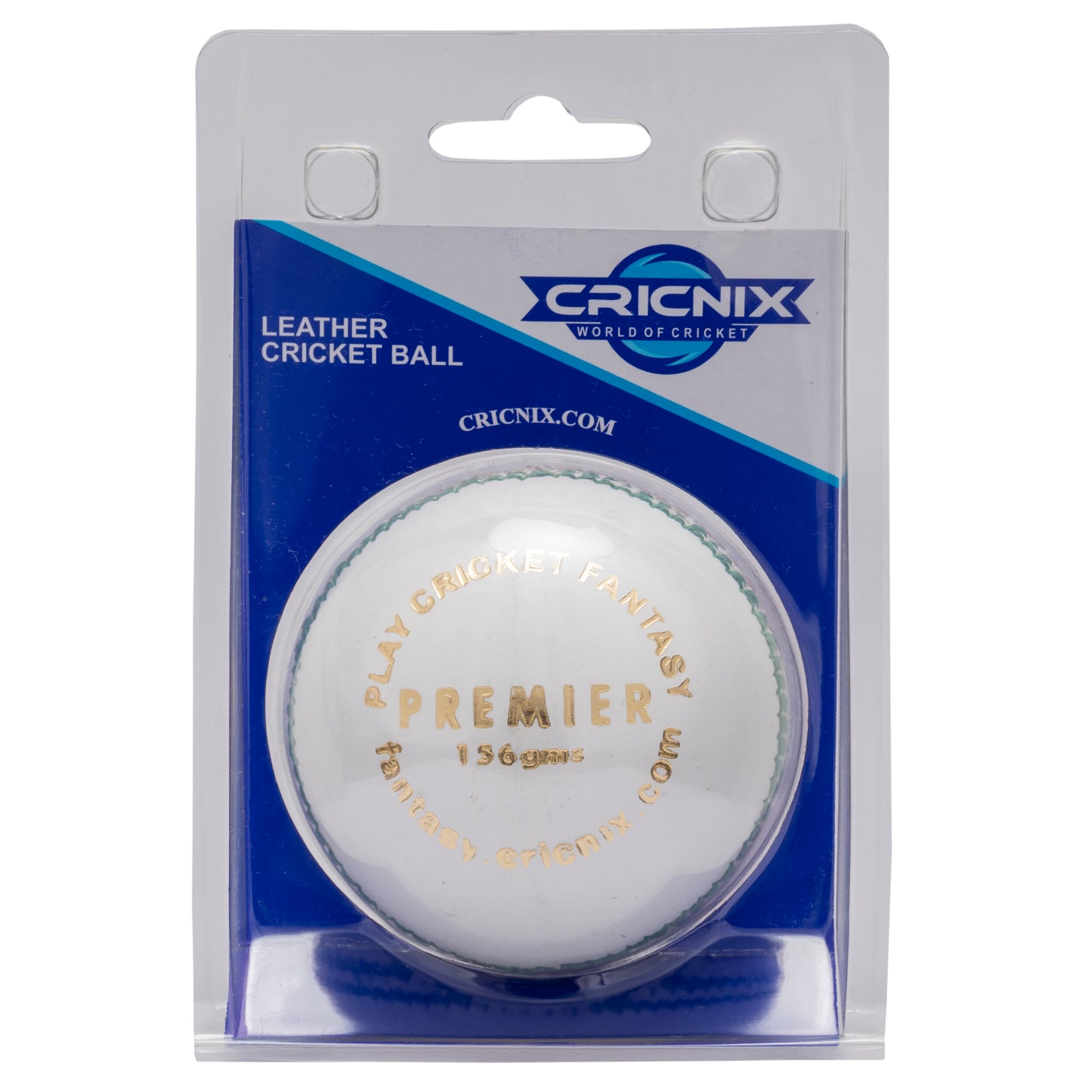 Premier Quality Men’s Cricket Ball - 156gm (White)