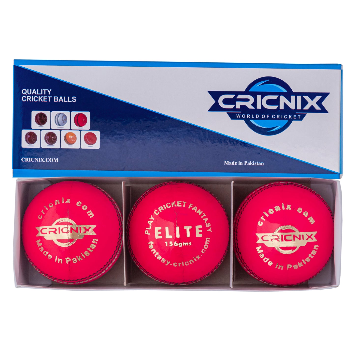 Cricnix Elite Pink Cricket Ball - (156 gm)