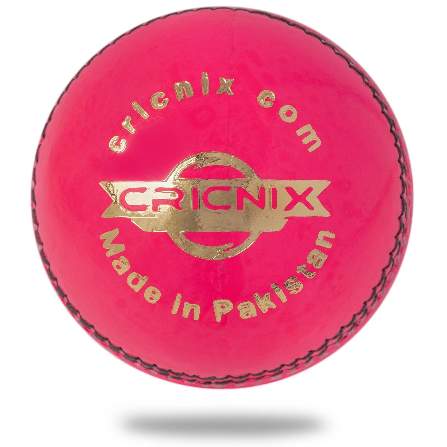 Cricnix Gold Pink Cricket Ball (142 gm)