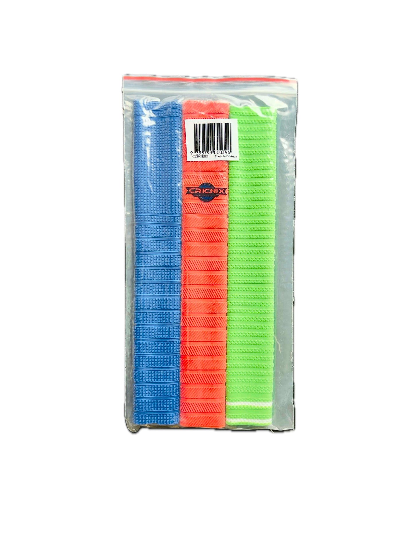 Cricnix Cricket Classic Bat Grips 3-Pack (Red, Blue and Green)