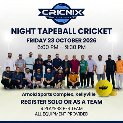 Cricnix event graphic with updated Kellyville venue and original player photo reference
