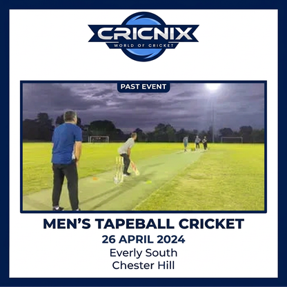 Cricnix past event: Men's Tapeball Cricket, 26 April 2024, Everly South, Chester Hill.